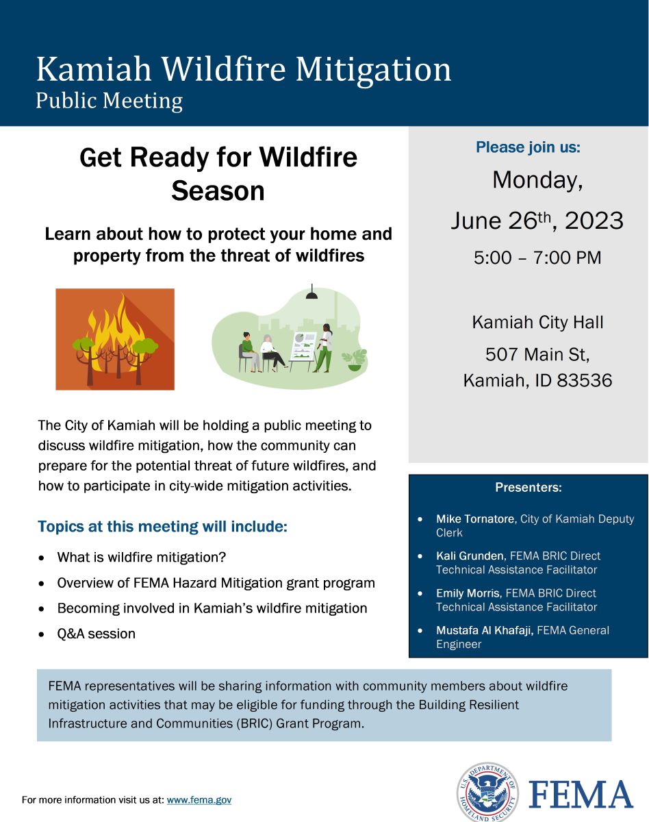 Kamiah Wildfire Mitigation
